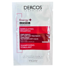 1500 TL ve üzeri alışverişlerinizde Vichy Dercos Energisant Shampoo - Dökülme Karşıtı Bakım Şampuanı 6ml