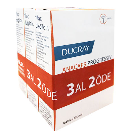 Ducray Anacaps Progressiv Takviye Edici Gıda 30 Kapsül 3 Al 2 Öde Ducray Anacaps Progressiv Takviye Edici Gıda 30 Kapsül 3 Al 2 Öde