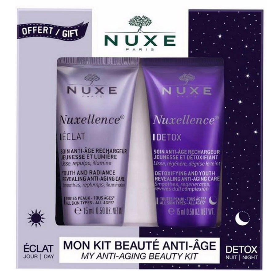 Nuxe Nuxellence Eclat Day & Night - Anti Aging Mini Bakım Seti Nuxe Nuxellence Eclat Day & Night - Anti Aging Mini Bakım Seti