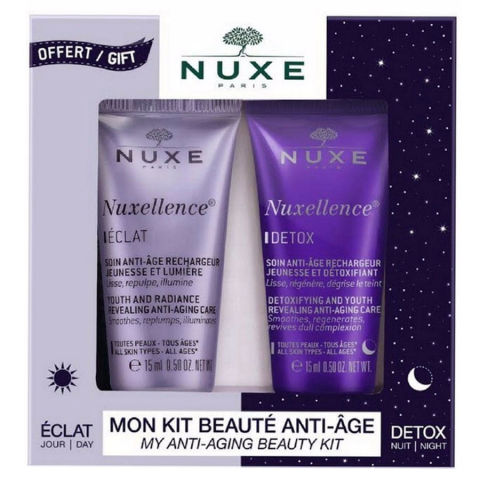 Nuxe Nuxellence Eclat Day & Night - Anti Aging Mini Bakım Seti Nuxe Nuxellence Eclat Day & Night - Anti Aging Mini Bakım Seti