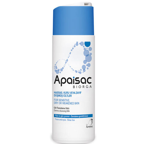 Apaisac Biorga Dermo Cleansing Milk Cilt Temizleme Sütü 200ml Apaisac Biorga Dermo Cleansing Milk Cilt Temizleme Sütü 200ml