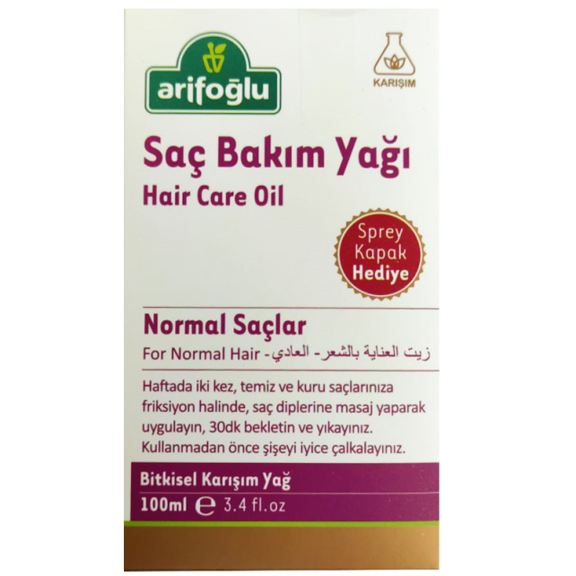 Arifoğlu Saç Bakım Yağı - Normal Saçlar 100ml - 1