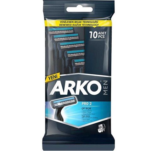 Arko Men Pro 2 Tıraş Bıçağı 10'lu Arko Men Pro 2 Tıraş Bıçağı 10'lu