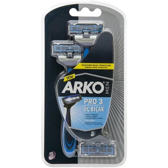 Arko Men Pro 3 Tıraş Bıçağı 3'lü - 1