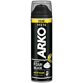 Arko Men Shaving Foam Aktif Kömür - Tıraş Köpüğü 200ml - Arko
