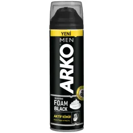 Arko Men Shaving Foam Aktif Kömür - Tıraş Köpüğü 200ml - Arko