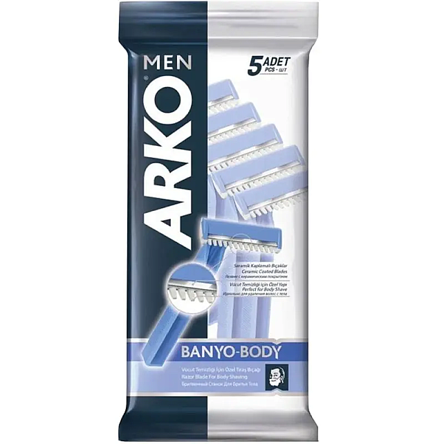 Arko Men Tıraş Bıçağı Banyo 5'li - 1
