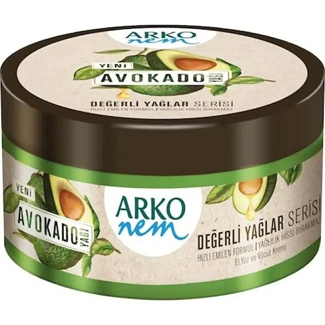 Arko Nem Değerli Yağlar Serisi Avokado - Nemlendirici Bakım Kremi 150ml - 1