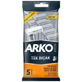 Arko Tek Bıçaklı Tıraş Bıçağı 5 Adet - Arko