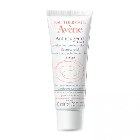 Avene Antirougeurs Jour Emulsion SPF 20 - Hassas Ciltler için Krem 40ml Avene Antirougeurs Jour Emulsion SPF 20 - Hassas Ciltler için Krem 40ml