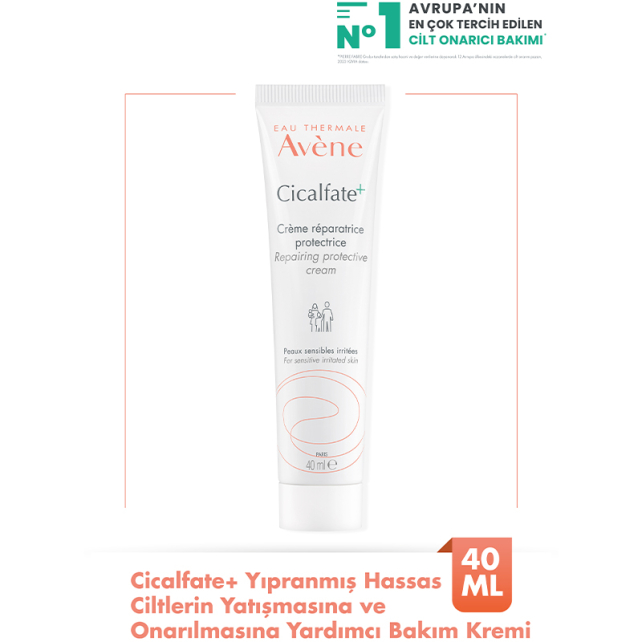 Avene Cicalfate + Restorative Protective Cream - Yatıştırıcı ve Onarıcı Etkili Bakım Kremi 40ml - 2