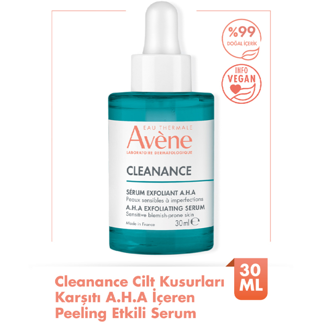 Avene Cleanance A.H.A Exfoliating - Cilt Kusurları Karşıtı Bakım Serumu 30ml - 2