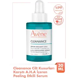 Avene Cleanance A.H.A Exfoliating - Cilt Kusurları Karşıtı Bakım Serumu 30ml - 2