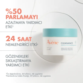 Avene Cleanance Aqua Gel Matifiant - Nemlendirici Jel Krem 50ml - 3
