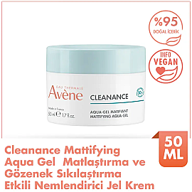 Avene Cleanance Aqua Gel Matifiant - Nemlendirici Jel Krem 50ml - 2