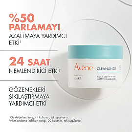 Avene Cleanance Aqua Gel Matifiant - Nemlendirici Jel Krem 50ml - 3