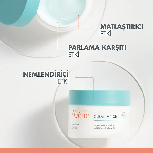 Avene Cleanance Aqua Gel Matifiant - Nemlendirici Jel Krem 50ml - 4