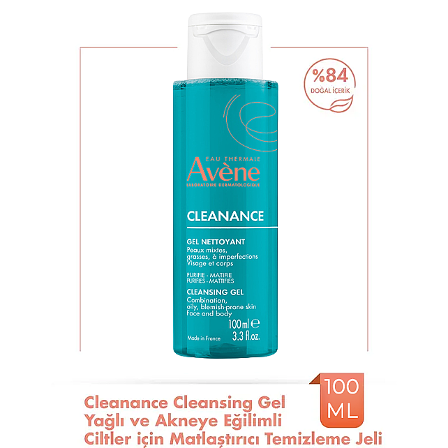 Avene Cleanance Cleansing Gel - Yağlı ve Akneye Eğilimli Ciltler İçin Temizleme Jeli 100ml - 2