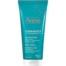 Avene Cleanance Cleansing Gel - Yağlı ve Akneye Eğilimli Ciltler İçin Temizleme Jeli 200ml - Avene