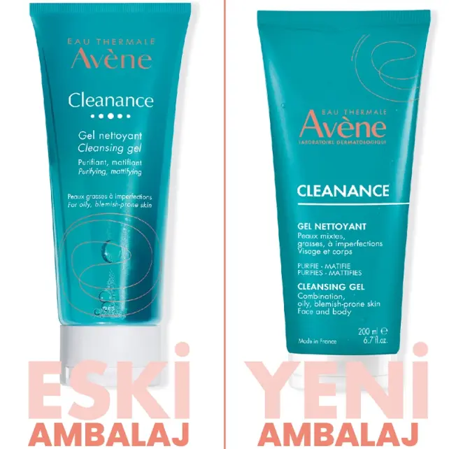 Avene Cleanance Cleansing Gel - Yağlı ve Akneye Eğilimli Ciltler İçin Temizleme Jeli 200ml - 3