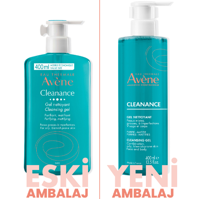 Avene Cleanance Cleansing Gel - Yağlı ve Akneye Eğilimli Ciltler İçin Temizleme Jeli 400ml - 5