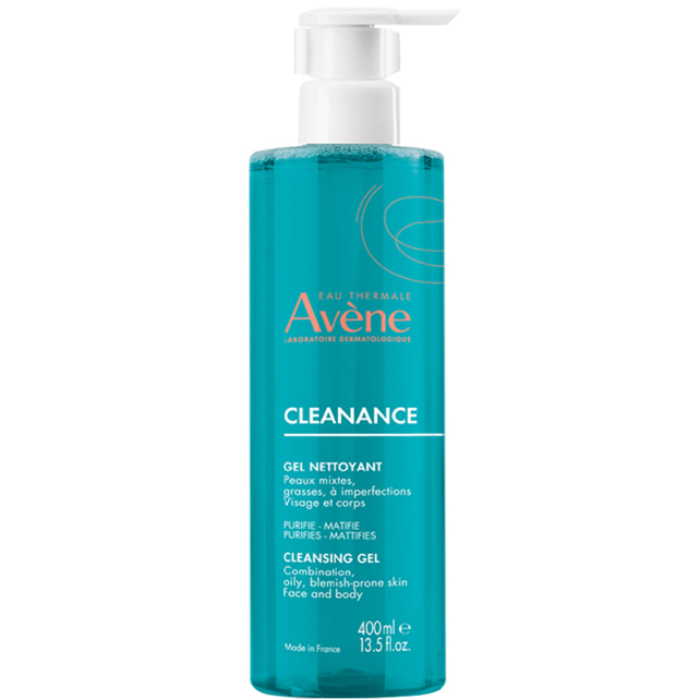 Avene Cleanance Cleansing Gel - Yağlı ve Akneye Eğilimli Ciltler İçin Temizleme Jeli 400ml - 1