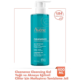 Avene Cleanance Cleansing Gel - Yağlı ve Akneye Eğilimli Ciltler İçin Temizleme Jeli 400ml - 2