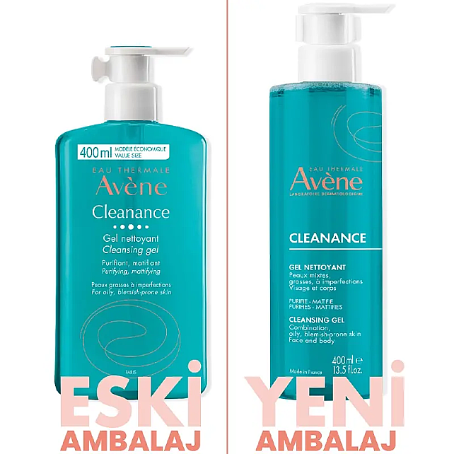 Avene Cleanance Cleansing Gel - Yağlı ve Akneye Eğilimli Ciltler İçin Temizleme Jeli 400ml - 5