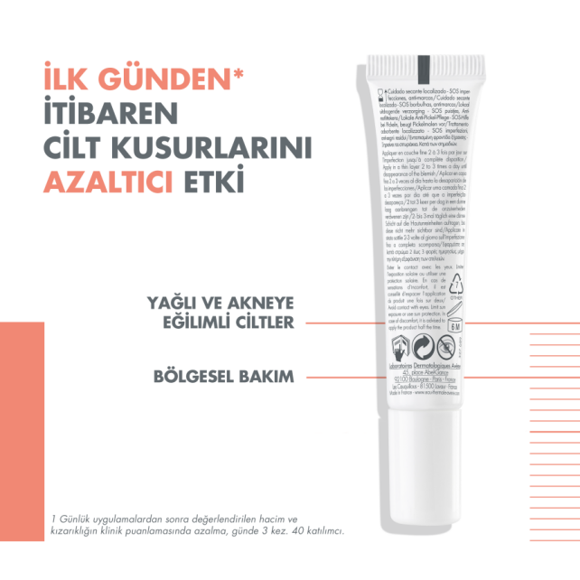 Avene Cleanance Comedomed L Emulsion - Bölgesel Cilt Kusurlarına Karşı Bakım Kremi 15ml - 3