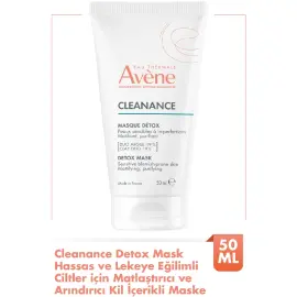 Avene Cleanance Detox Mask - Matlaştırıcı ve Arındırıcı Kil İçerikli Maske 50ml - 2