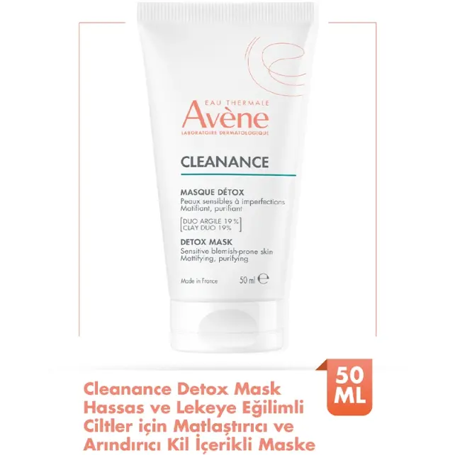 Avene Cleanance Detox Mask - Matlaştırıcı ve Arındırıcı Kil İçerikli Maske 50ml - 2