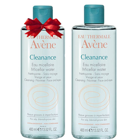 Avene Cleanance Eau Micellaire Water - Yağlı Ciltler için Temizleyici Misel Su 400ml İkincisi Hediye Avene Cleanance Eau Micellaire Water - Yağlı Ciltler için Temizleyici Misel Su 400ml İkincisi Hediye