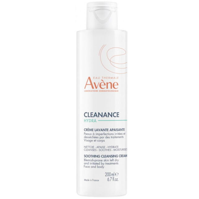 Avene Cleanance Hydra Soothing Cleansing Cream - Cilt Temizleme Kremi 200ml - 1