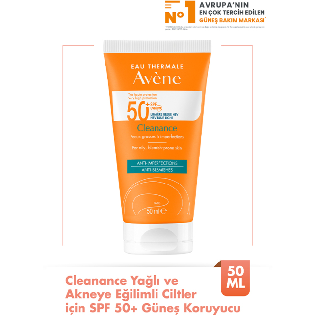 Avene Cleanance SPF 50+ Yağlı Cilt Güneş Kremi 50ml - 2