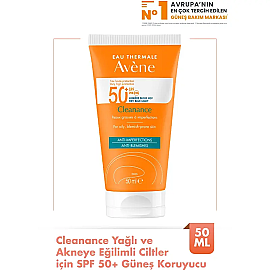 Avene Cleanance SPF 50+ Yağlı Cilt Güneş Kremi 50ml - 2