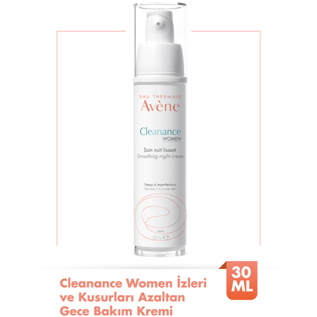 Avene Cleanance Women Soothing Night Cream - Cilt Kusurlarına Karşı Gece Kremi 30ml - 2