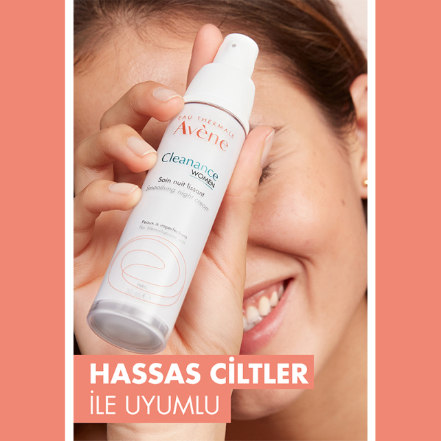 Avene Cleanance Women Soothing Night Cream - Cilt Kusurlarına Karşı Gece Kremi 30ml - 5