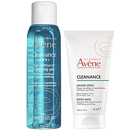 Avene Cleanance - Yağlı ve Akneye Eğilimli Cilt Bakım Kiti - Avene