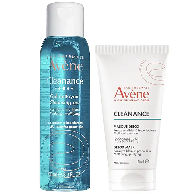 Avene Cleanance - Yağlı ve Akneye Eğilimli Cilt Bakım Kiti - 1