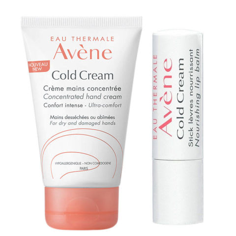 Avene Cold Cream Mains 50ml & Avene Cold Levres Stick 4gr Avene Cold Cream Mains 50ml & Avene Cold Levres Stick 4gr