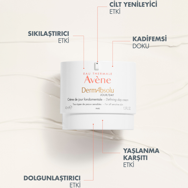 Avene DermAbsolu Defining Day Cream - Yaşlanma Karşıtı Gündüz Bakım Kremi 40ml - 8