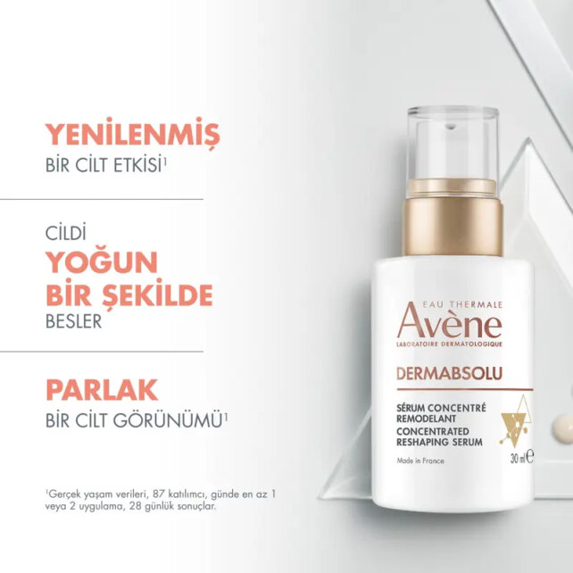 Avene DermAbsolu Recontouring - Yaşlanma Karşıtı Gündüz Bakım Serumu 30ml - 8