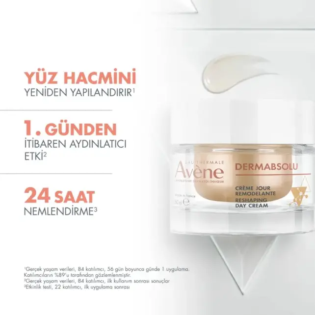Avene DermAbsolu Redensifying Day Cream - Yaşlanma Karşıtı Gündüz Bakım Kremi 50ml - 5