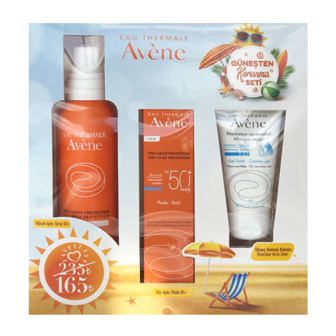 Avene SPF 50+ Spray 200ml &Avene Emülsiyon SPF50+ 50ml &After Sun 50ml Avene SPF 50+ Spray 200ml &Avene Emülsiyon SPF50+ 50ml &After Sun 50ml