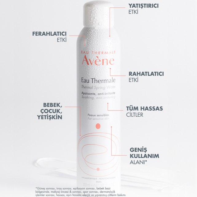 Avene Eau Thermale Water - Termal Su 300ml - 3