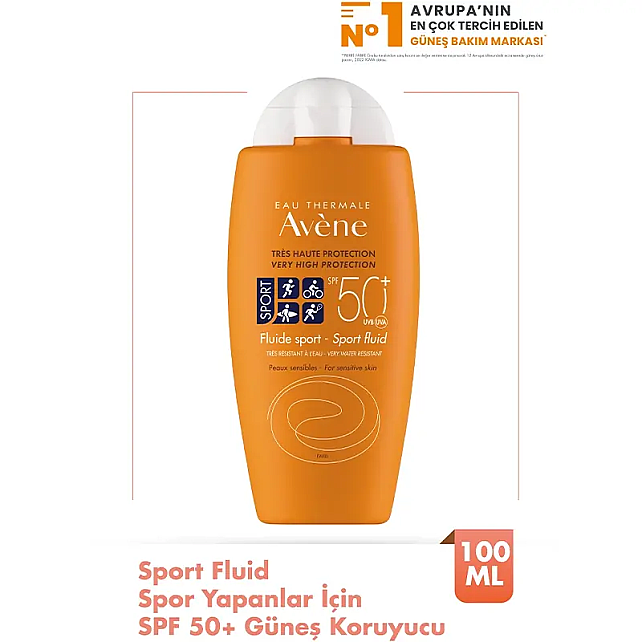 Avene Fluid Sport SPF 50+ Güneş Kremi 100ml - 2