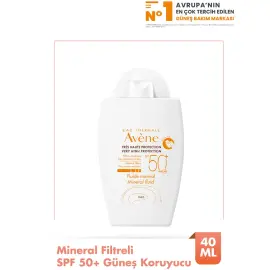 Avene Fluide Mineral SPF 50+ Mineral Güneş Koruyucu 40ml - 2