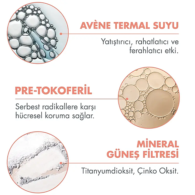 Avene Fluide Mineral SPF 50+ Mineral Güneş Koruyucu 40ml - 4