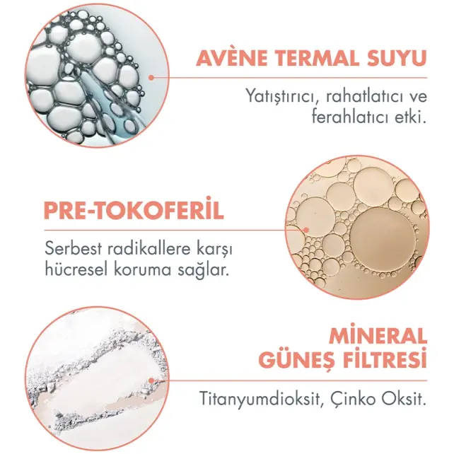 Avene Fluide Mineral Teinte SPF 50+ Mineral Renkli Güneş Koruyucu 40ml - 4