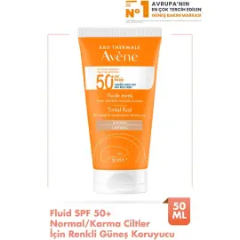 Avene Fluide Teinte SPF 50+ Renkli Güneş Koruyucu 50ml - 2